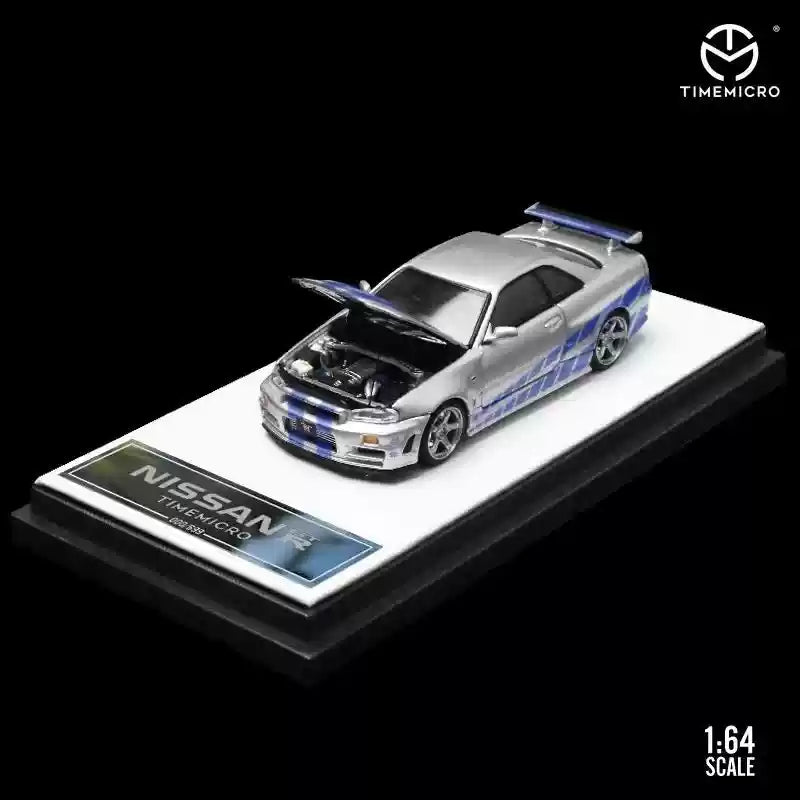 1:64 Nissan GTR R34 Diecast Araç Modeli