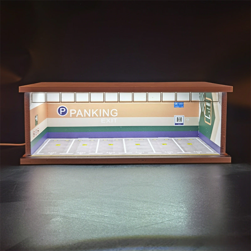 LED Işıklı 1:64 Araç Otopark Maketi