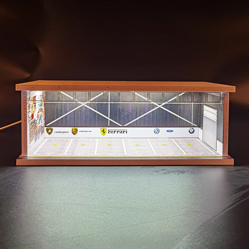 LED Işıklı 1:64 Araç Otopark Maketi