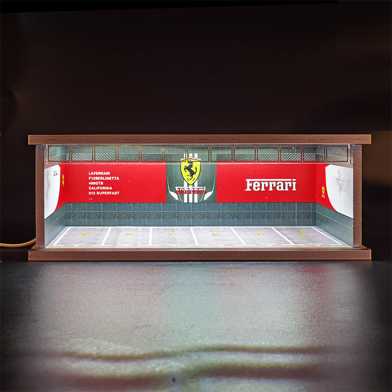 LED Işıklı 1:64 Araç Otopark Maketi