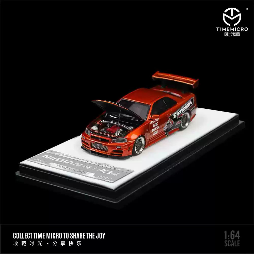1:64 Nissan GTR R34 Diecast Araç Modeli
